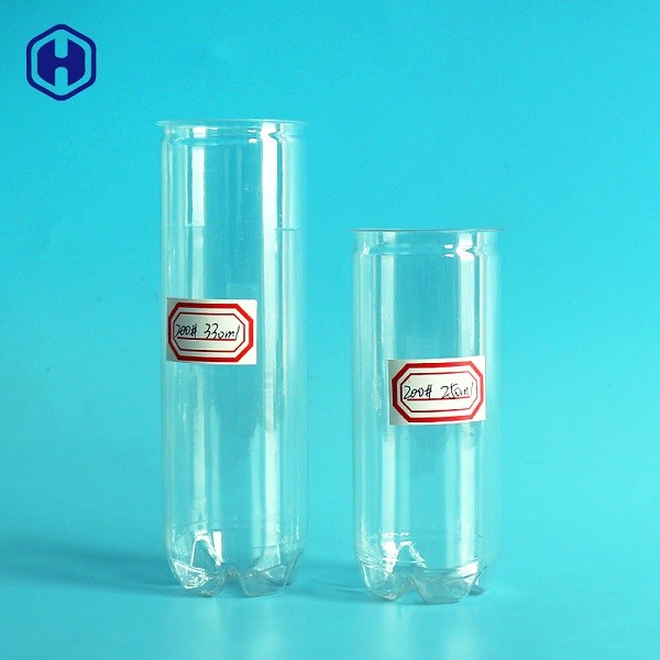 Διαφανές πλαστικό χύσιμο συσκευασίας ποτών δοχείων 250ML 330ML σόδας μη